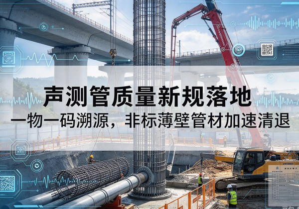 清原声测管质量新规落地，一物一码溯源，非标薄壁管材加速清退